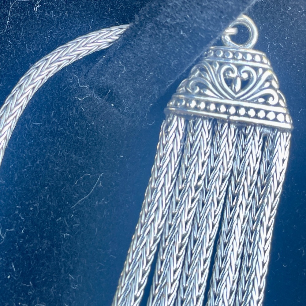 Over 60 Grams of 925 STERLING!! Multi Layered Tulang Naga Chain Necklace 20” - Picture 2 of 7